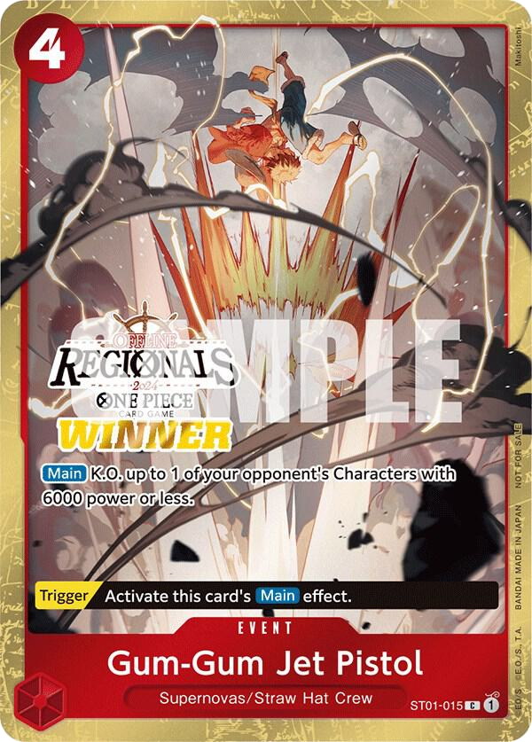ゴムゴムのJET銃 ST01-015 優勝記念 相場・価格とイラスト違い | River TCG