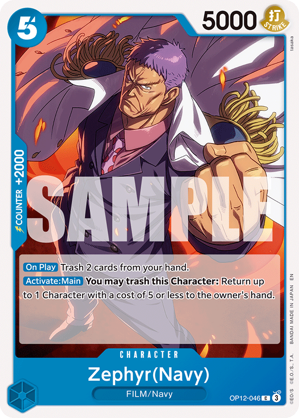 OP12-046 Zephyr(Navy)