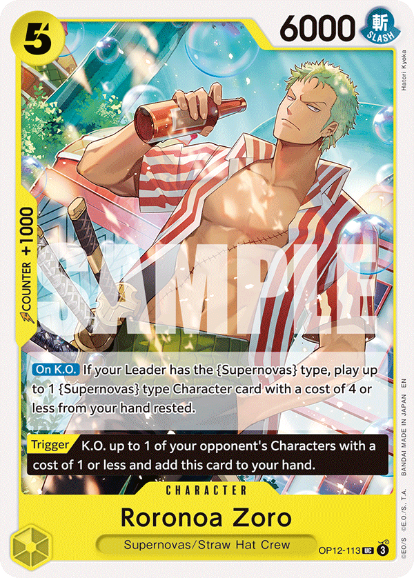 OP12-113 Roronoa Zoro