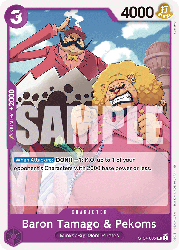 ST34-005 Baron Tamago & Pekoms