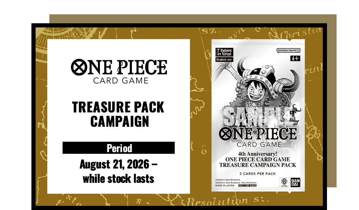 Treasure Pack Campaign key visual