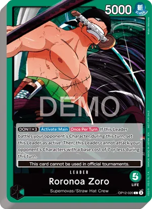 Demo deck: Zoro (OP12-020)