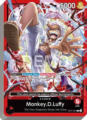 Demo deck: Luffy (ST21-001)