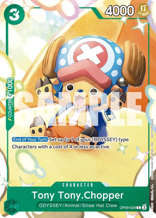 OP09-029 Tony Tony.Chopper promo card