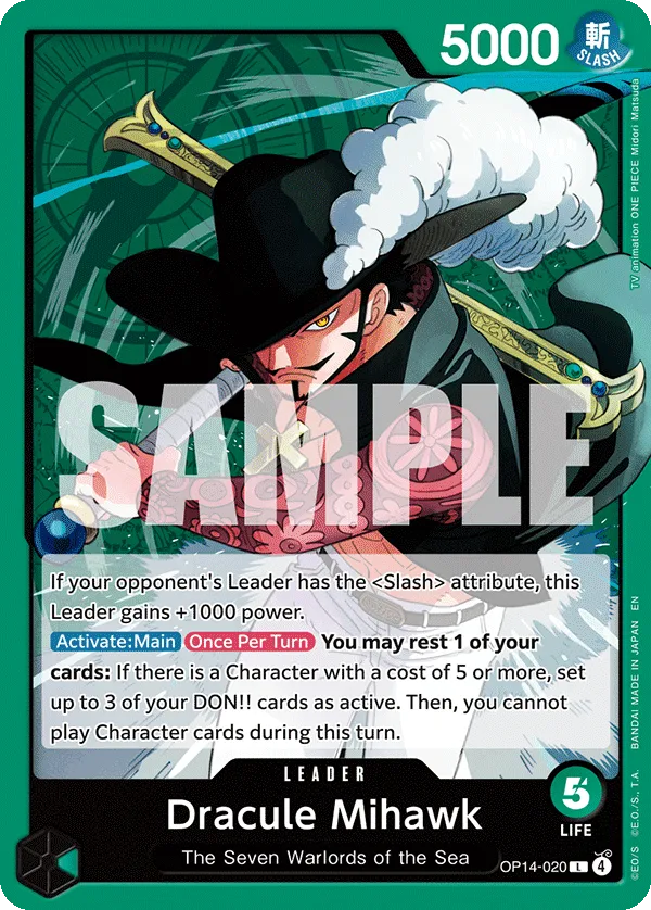 OP14-020 Dracule Mihawk