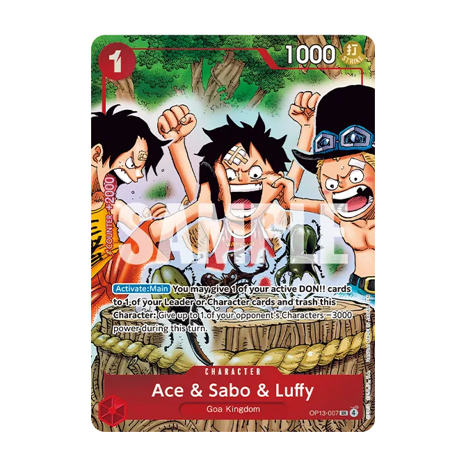 Product image 1 of the Premium Card Collection -Ace & Sabo & Luffy-