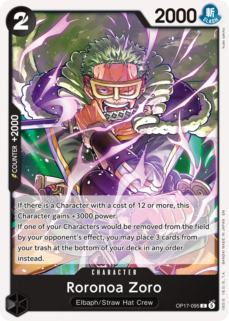 Roronoa Zoro OP17-095 in Elbaph attire