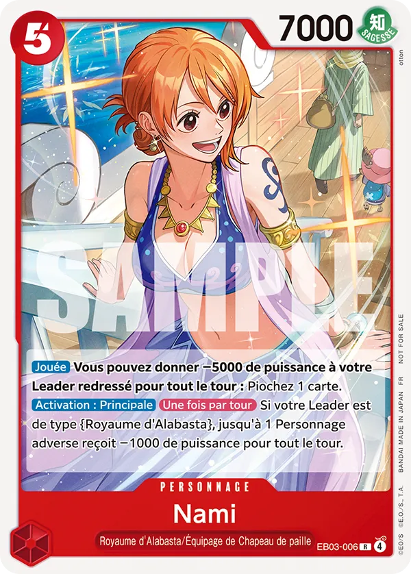EB03-006 Nami, lot de participation