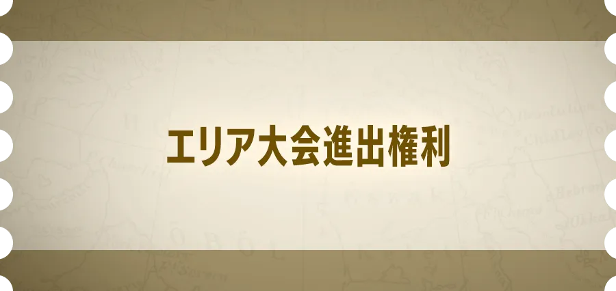 エリア大会進出権利